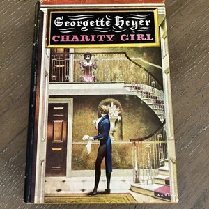 Charity Girl by Georgette Heyer 1970 Book Club Edition HC/DJ - Foto 1 di 5