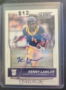 2016 Score #500 Kenny Lawler Autograph RC AUTO University of California Berkeley - Picture 1 of 2