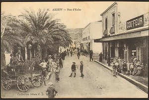 ALGERIE ARZEW CARTE POSTALE RUE D' ENFER - Picture 1 of 1