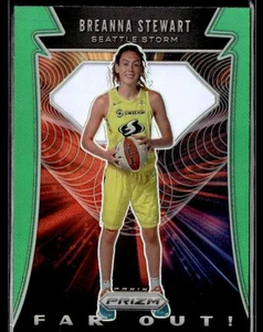 L49,026 - 2020 Panini Prizm WNBA Far Out Prizms Green #6 Breanna Stewart - Picture 1 of 2