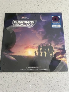 Guardians Of The Galaxy Vol 3 Purple And Blue Vinyl 2LP SEALED Walmart Exclusive - Picture 1 of 23