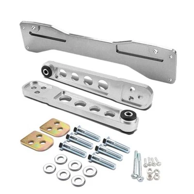 Rear Lower Control Arms + Subframe Strut Brace for 01-05 Honda Civic DX ES LX EX Foto 1 de 4