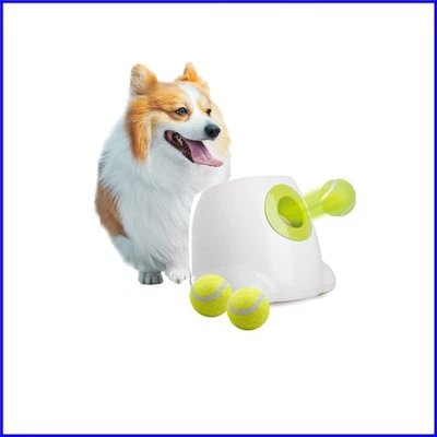 Premium Automatic Fetch Machine for Dogs - 3 Tennis Balls & AC Adapter Included - Image 1 of 4