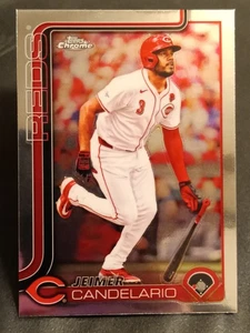 2025 Topps ✨CHROME✨#85 Jeimer Candelario - Cincinnati Reds - Picture 1 of 3