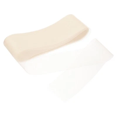 Trenza rígida de crin de caballo de 25 yardas de 3 pulgadas de ancho para poliéster beige claro Foto 1 de 4