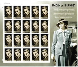US SCOTT 5012 PANE OF 20 INGRID BERGMAN STAMPS FOREVER MNH - Picture 1 of 1