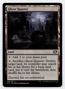 Ghost Quarter [298/337] C14 Uncommon Non-Foil [MTG Card English] - Picture 1 of 2