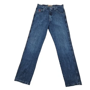 Wrangler PBR Jeans Men's 36x36 EUC Med Wash 26PBRAS Cowboy Cut Straight Leg - Picture 1 of 16