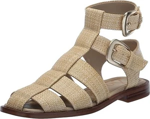 Sam Edelman Dawn JO177F1250 Women's 8.5 M Beechwood Weave Fisherman Sandals NEW - Picture 1 of 8