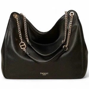 Moda Twin-Set Borsa Soft Brera Donna Nero - 252TB7060-00006 - Foto 1 di 1