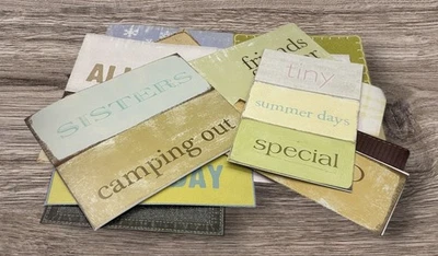 Lote de 64 títulos de álbumes de recortes por mi mente cartulina de diferentes tamaños Foto 1 de 4