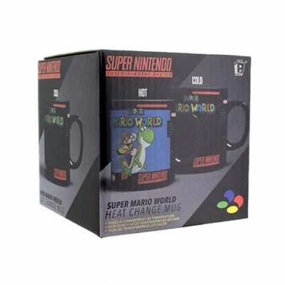 Taza Nintendo Super Mario World Heat Change *Nueva* SNES Foto 1 de 4