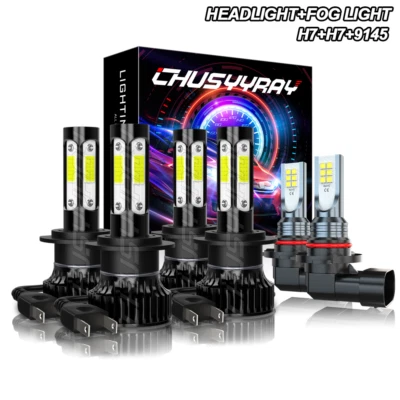 Подходит для BMW 525i 530i 2004 2005 2006 2007 6 комбинированных светодиодных противотуманных фар - Изображение 1 из 4