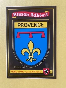 Vintage Postcard & Decal of Provence Villes et Provinces de France 4.5" x 6.5" - Picture 1 of 2