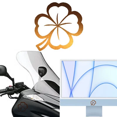 AUFKLEBER JOSELUIS Kleeblatt von Die Glücksbringer, Aufkleber von / Aus Vinyl, Fassung v4b