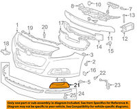 Genuine GM 20861566 Grille Front Lower 