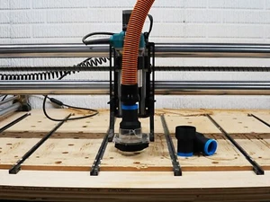 Adaptador de manguera de aspiradora de taller de 1-1/4" para Onefinity CNC Suck it Dust Boot Pro - Imagen 1 de 5