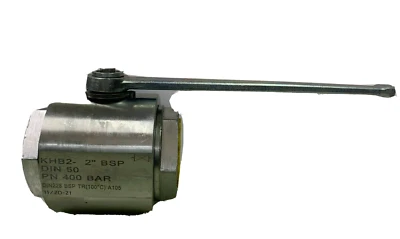 ASIAN KHB2 Hydraulic High Pressure Steel Ball Valve 2" BSP DN50 PN 400 bar  - Image 1 of 3
