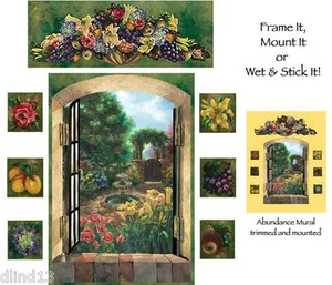 Tuscan Fruit  Abundance Wallpaper Wall Mural - Picture 1 of 1