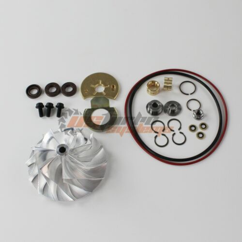S300SX3 S366 Turbo 360 Thrust System Repair Rebuild Kit+ Billet Compressor Wheel