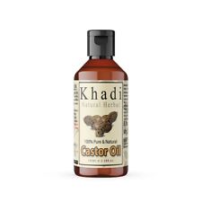 Khadi Natural Herbal Castor Oil For Hair Growth | Cold Pressed Castor Oil 100ml
