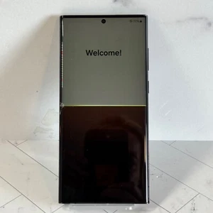 Cracked Screen LCD Samsung Galaxy S22 Ultra SM-S908U 512 GB Black Unlocked #H523 - Afbeelding 1 van 11