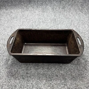 Vintage Lodge 4Lp Cast Iron Bread Loaf Pan 4 1/2 x 8 1/2 Baking Pan Made in USA - Imagen 1 de 15