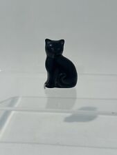 Vintage Figural Black Cat Kitten Retractable Measuring Tape Sewing Kit Pet 36"
