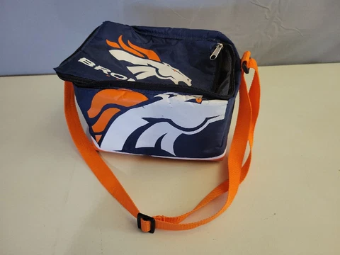 Denver Broncos NFL 6 pack Cooler Lunch Box Bag Insulated Cover