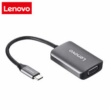 100% Lenovo Type-C/USB-C To HDMI+VGA HD Video Converter For Windows Linux MAC OS