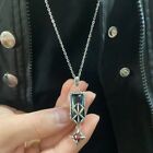 Anime Berserk Rune Symbol Guts Necklace Logo Pendant Sweater Chain Jewelry Gift