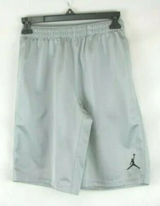 Jordan Solid Gray Athletic Shorts 100% Polyester Boys/ Kid's Size Medium 10- 12 - Picture 1 of 12