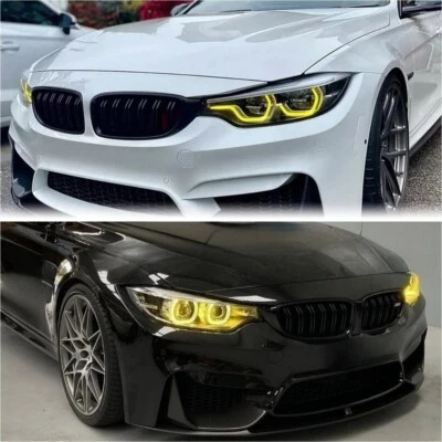 Yellow DRL Modules For BMW F32 F33 F36 LCI M3 M4 440i 430i 440ix 430ix 2018-2020 Foto 1 de 4