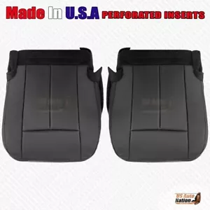 2015 2016 2017 Ford Expedition Driver & Passenger Bottoms Perf Vinyl Cover Black - Bild 1 von 5