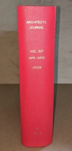 The Architects Journal Volume 226: April-June 2008 - Bound Set - Imagen 1 de 4