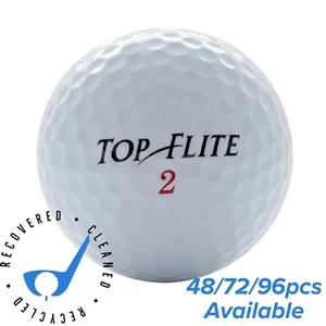 Top-Flite Good Used Golf Balls Bulk AAA Quality Recycled 3A , 48/72/96pc - Picture 1 of 3