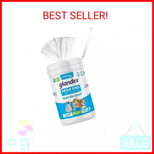 Vetnique Labs Glandex Dog Wipes for Pets Cleansing & Deodorizing Anal Gland Hygi - Picture 1 of 2