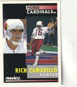 SPEDIZIONE GRATUITA-BUONO-1991 Pinnacle Rich Camarillo #119 CARDINALI - Foto 1 di 1