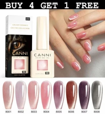 CANNI Hema Free Shimmer Velvet Cat Eye Nagel Gel Lack 9ml Lack Soak Off LED - Bild 1 von 4