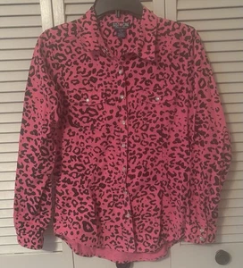 Rosa Übergangsjacke oder Top mit Leopardenmuster, Größe L - Bild 1 von 6