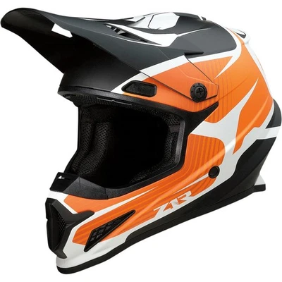 Capacete Z1R Rise Flame, laranja, off-road, quadriciclo, utv - Imagem 1 de 4