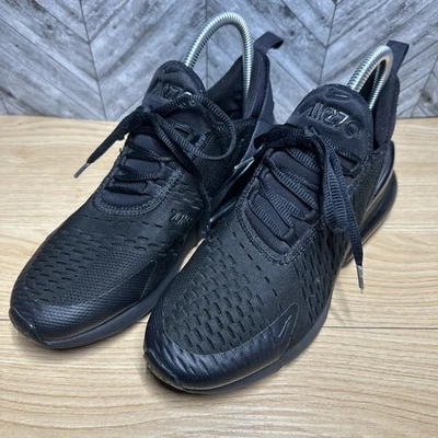 Nike Air Max 270 Triple Negro GS Talla 7Y Correr BQ5776‐001 Foto 1 de 4