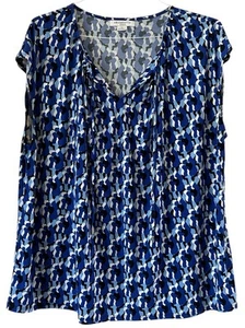 Blusa para mujer Liz Claiborne sin mangas con corbata y cuello en V delantera talla 2X - Imagen 1 de 6