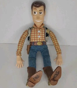 De colección Disney Pixar Thinkway 15" Toy Story Woody Works Falta Sombrero y Anillo de Tirar - Imagen 1 de 6