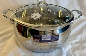 David Burke 13,5 Quart Suppentopf Splendor Serie mit Glasdeckel bis 500F NEU - Bild 1 von 6