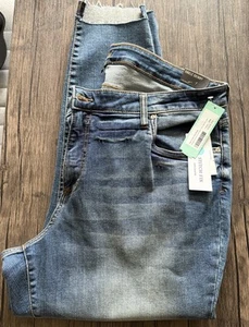 NEW! KUT From The Kloth Angelo Scissor Cut Step Hem Ankle Skinny Jeans Size 20W - Picture 1 of 8