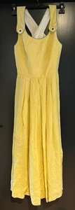 Damen Trachten Dirndl ärmellos Gelb, Grün ca. Gr. 36 v. Lodenfrey - Picture 1 of 2