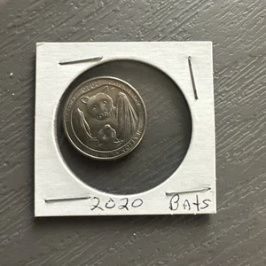2020 - P American Samoa (Fruit Bat) National Parks Quarter; PHILADELPHIA MINT - Picture 1 of 4