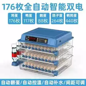 176-Egg Automatic Egg Incubator with Dual Power Supply-Smart Household Incubator - Picture 1 of 23