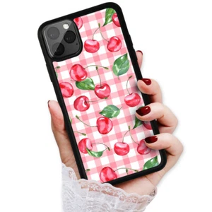 ( For iPhone 12 ) Back Case Cover AJ13526 Cherry - Picture 1 of 7
